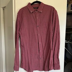 Banana Republic Red Casual Button Down Shirt